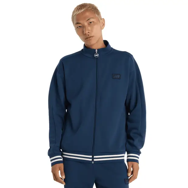 Post Season Pique Track Jacket male Giacche - Blu - Poly Jersey - Foot Locker Blue