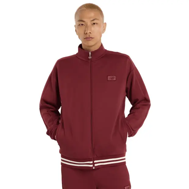Post Season Pique Track Jacket male Giacche - Rosso - Poly Jersey - Foot Locker Red