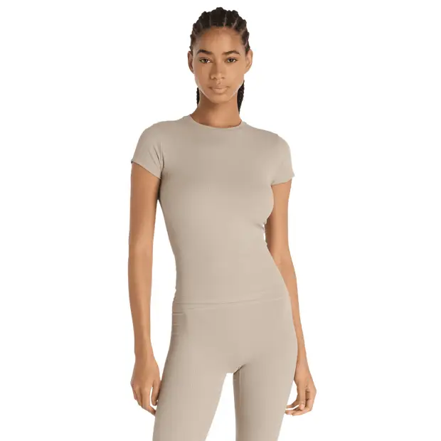 New Balance T-shirt Donna Marrone 3818159