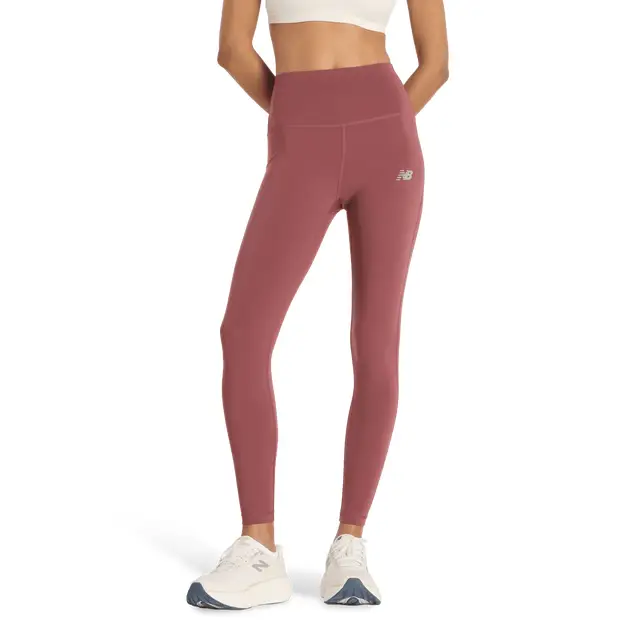 New Balance Leggings Rosso 3192326