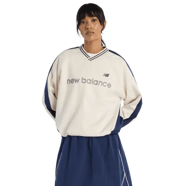 Satin Woven Pullover Donna - Felpe Beige - Jersey