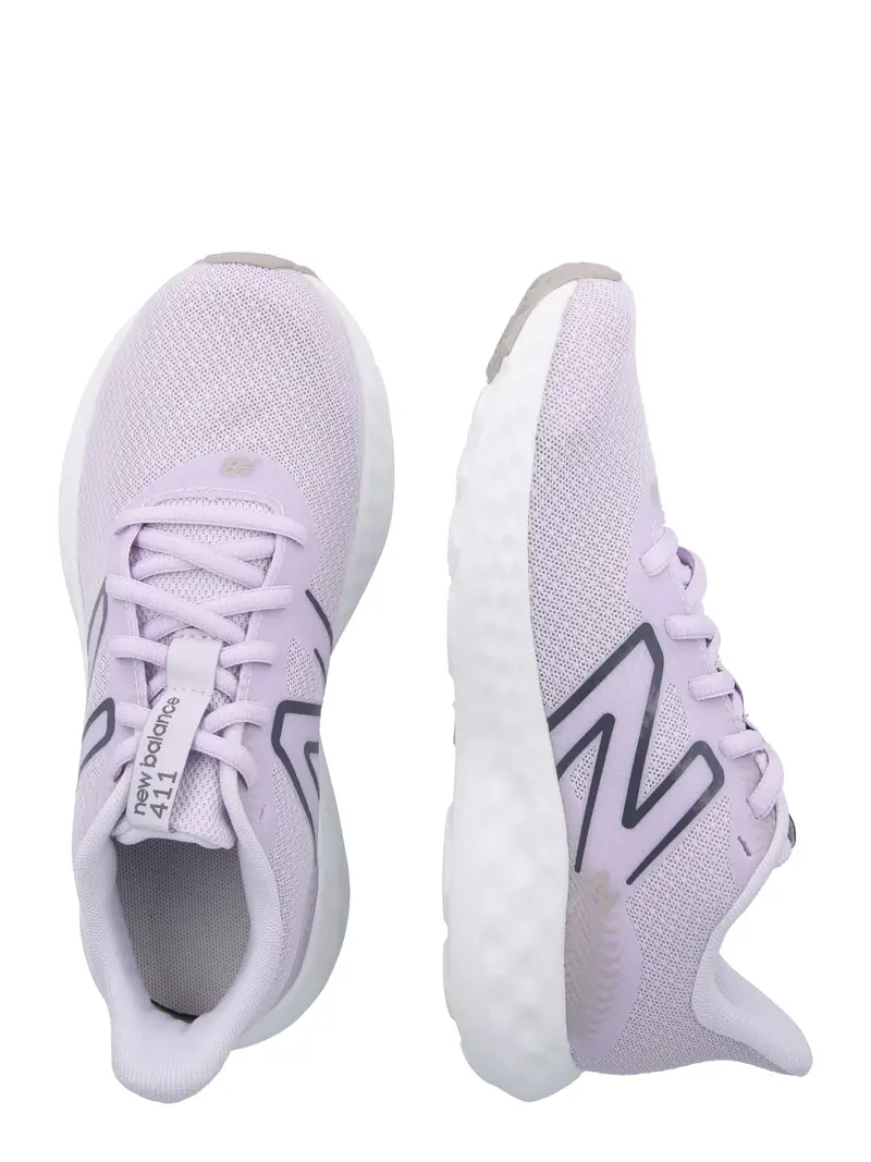 Scarpa da corsa 411 lilla chiaro / nero miniatura 2