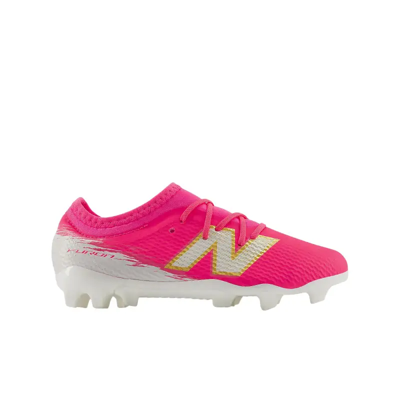 Scarpe da calcio bambino New Balance Furon Team V8 FG Rose