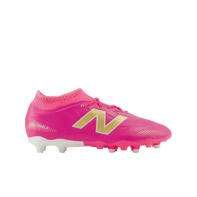 Scarpe da calcio bambino New Balance Tekela Team V5 Low FG Rose