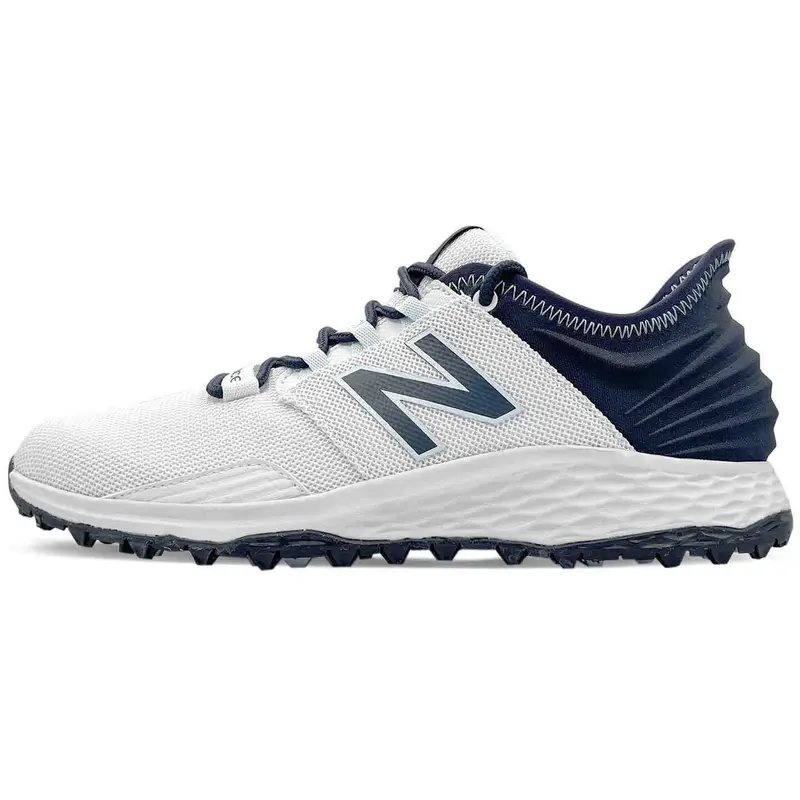 Scarpe da golf da donna New Balance Fresh Foam Roav 2024. bianco/blu scuro | New Balance
