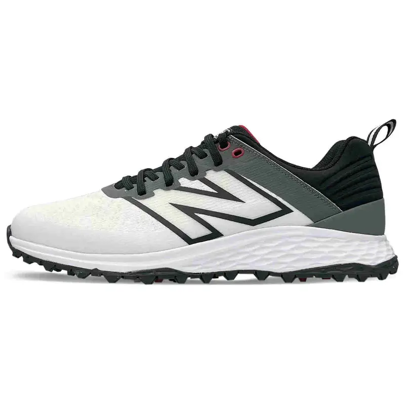 Scarpe da golf da uomo New Balance Fresh Foam Contend V2 2024. bianco/nero | New Balance