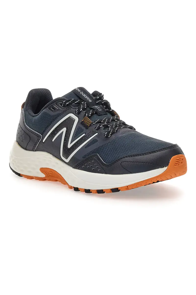 Scarpe da running blu con suola trail New Balance 410CO8 [NERO] miniatura 2