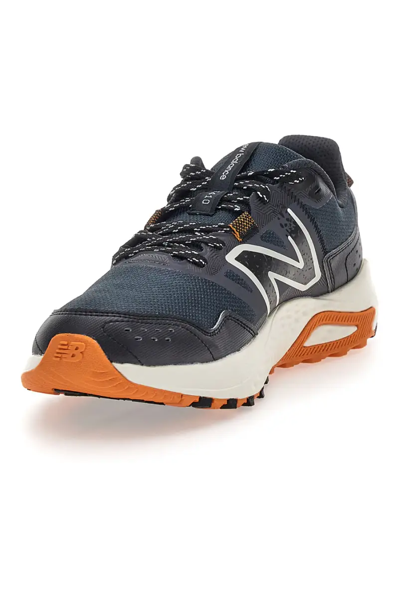 Scarpe da running blu con suola trail New Balance 410CO8 [NERO] miniatura 3