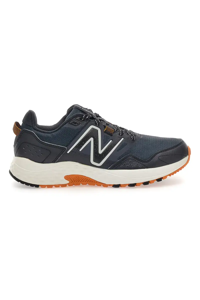 Scarpe da running blu con suola trail New Balance 410CO8 [NERO]