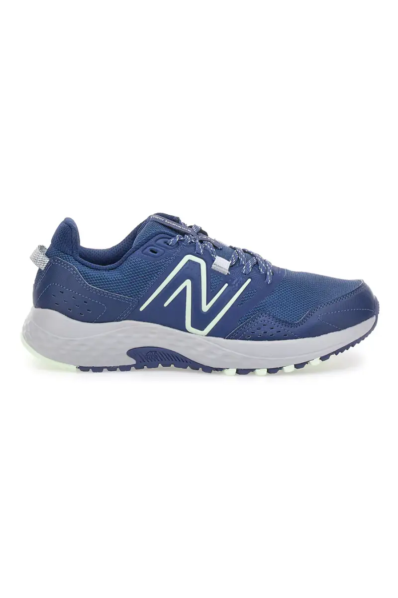 Scarpe running blu in mesh con suola trail New Balance MT410CN8 [NAVY]