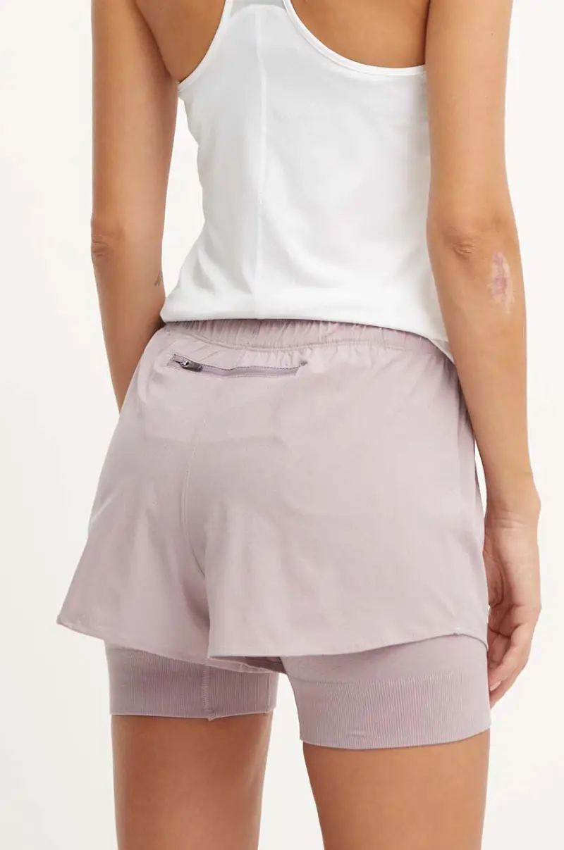 shorts da corsa colore violetto WS41287ICW miniatura 3