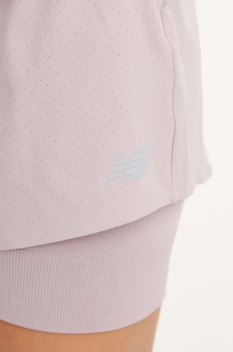 shorts da corsa colore violetto WS41287ICW miniatura 4