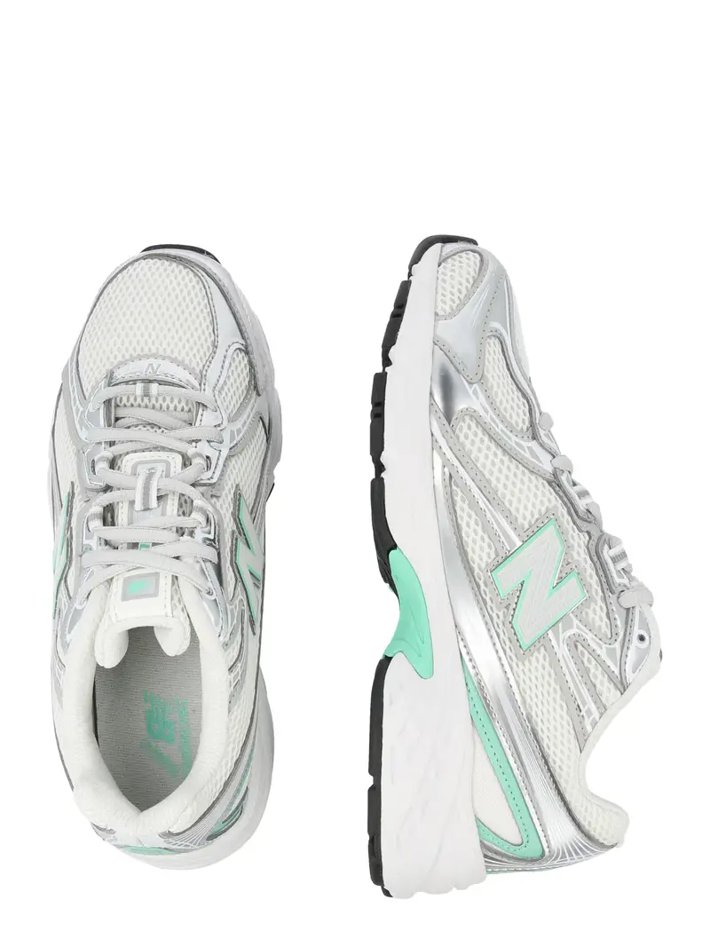 Sneaker 740 verde / bianco miniatura 2