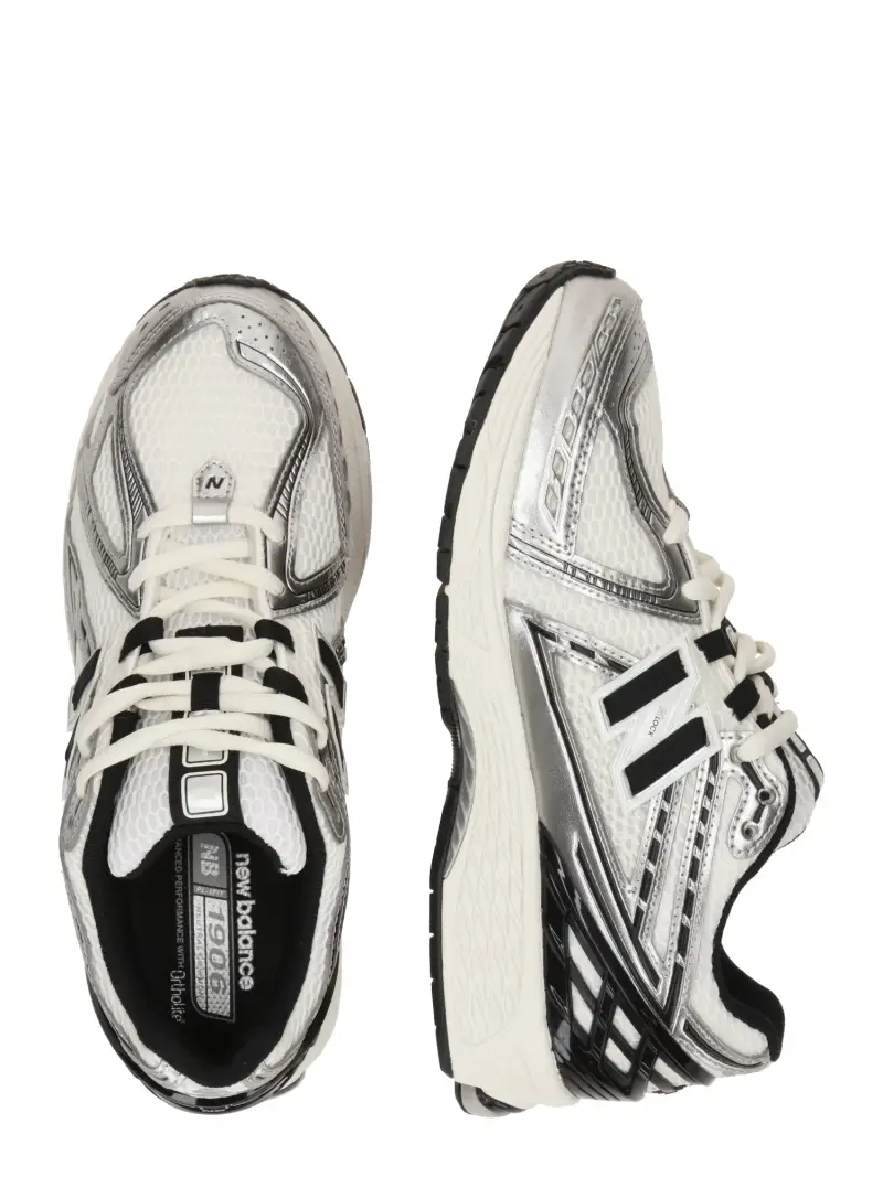 New Balance Sneakers bassa grigio, nero e bianco miniatura 2