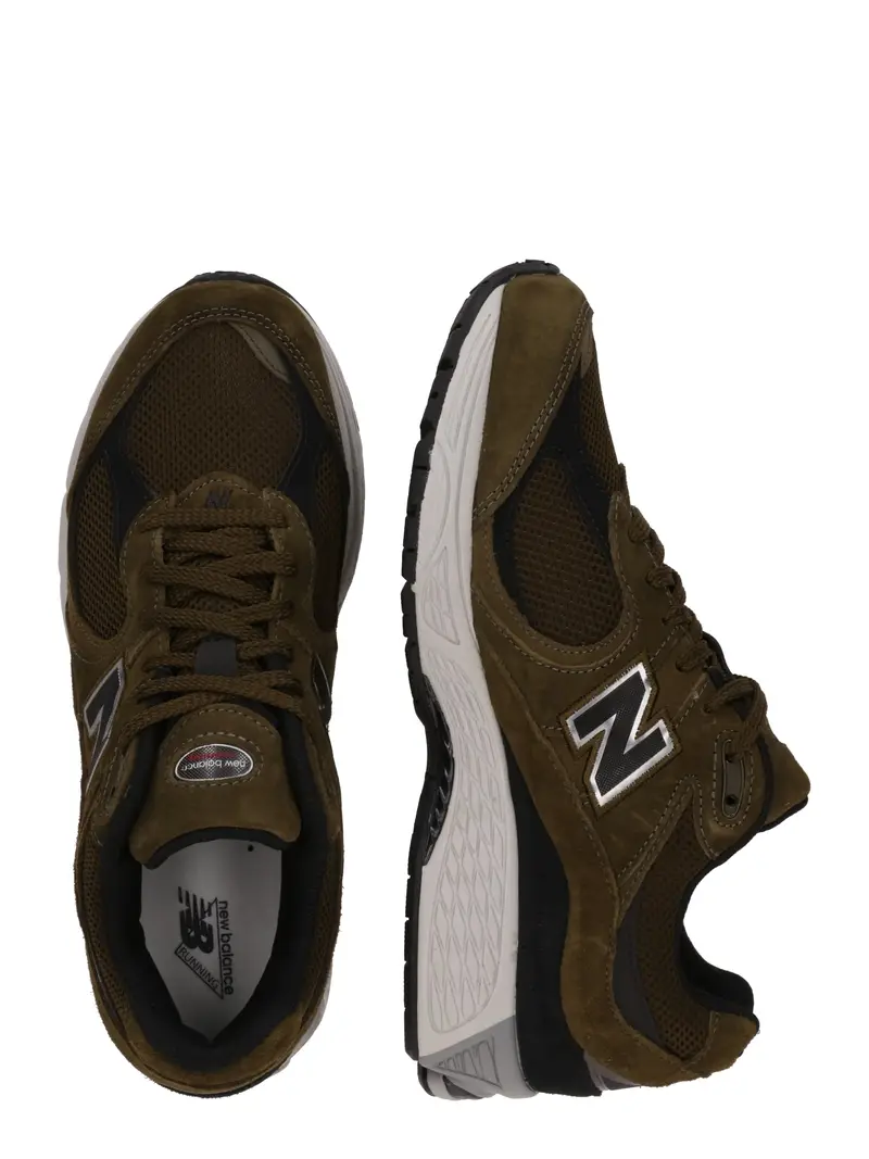 new balance Sneaker bassa '2002' caramello / verde scuro / argento miniatura 2