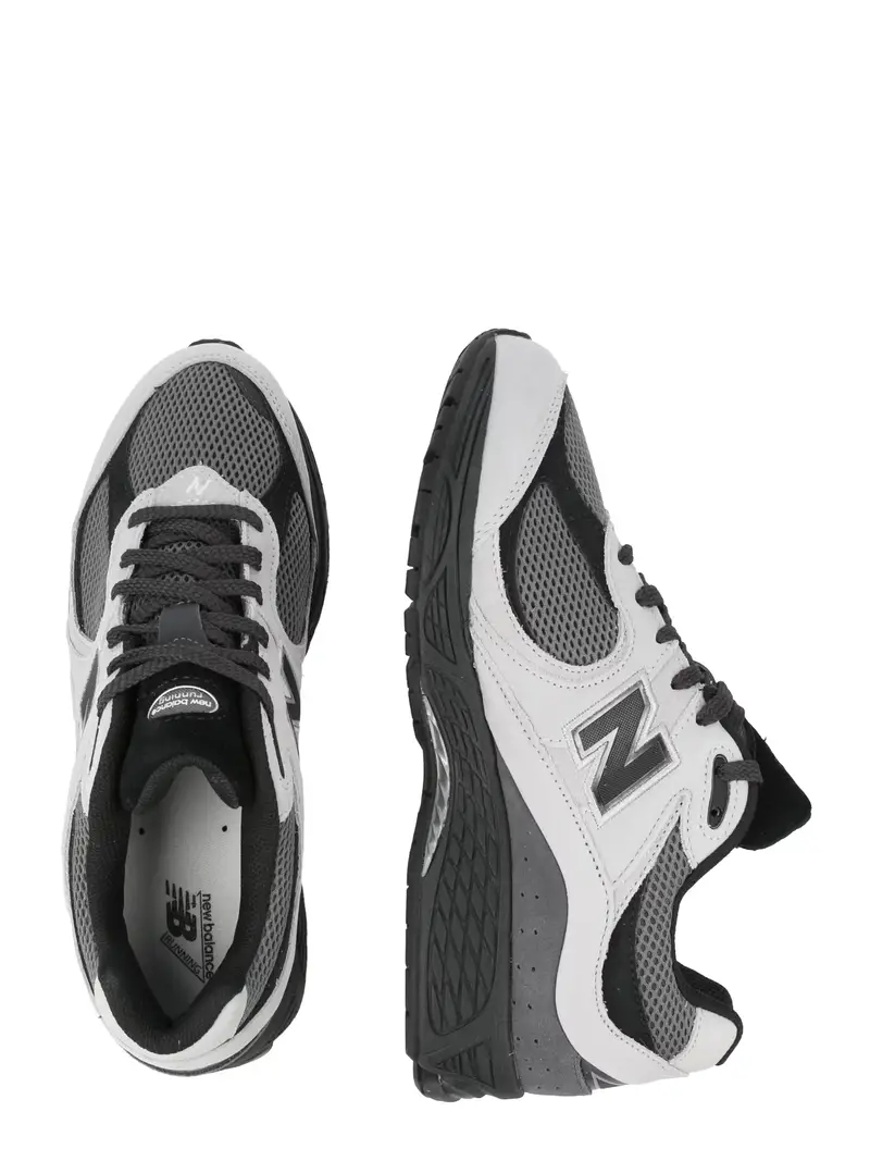 New Balance Sneakers bassa 2002 grigio scuro, nero e bianco miniatura 2