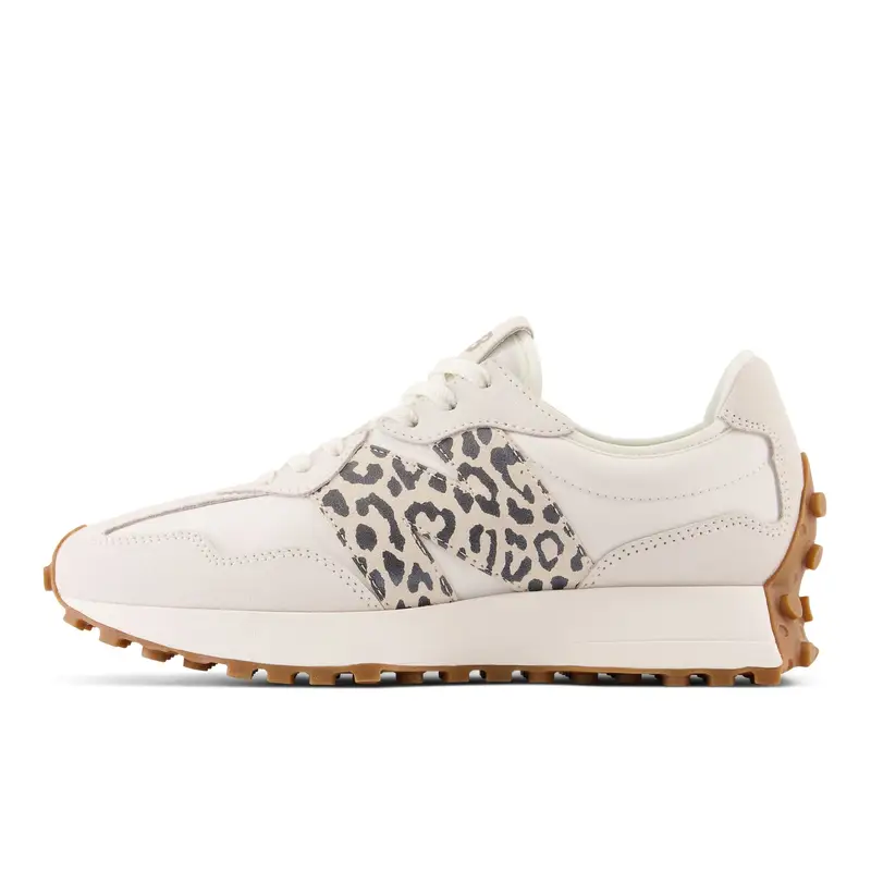 new balance Sneaker bassa '327' beige / nero / bianco miniatura 2