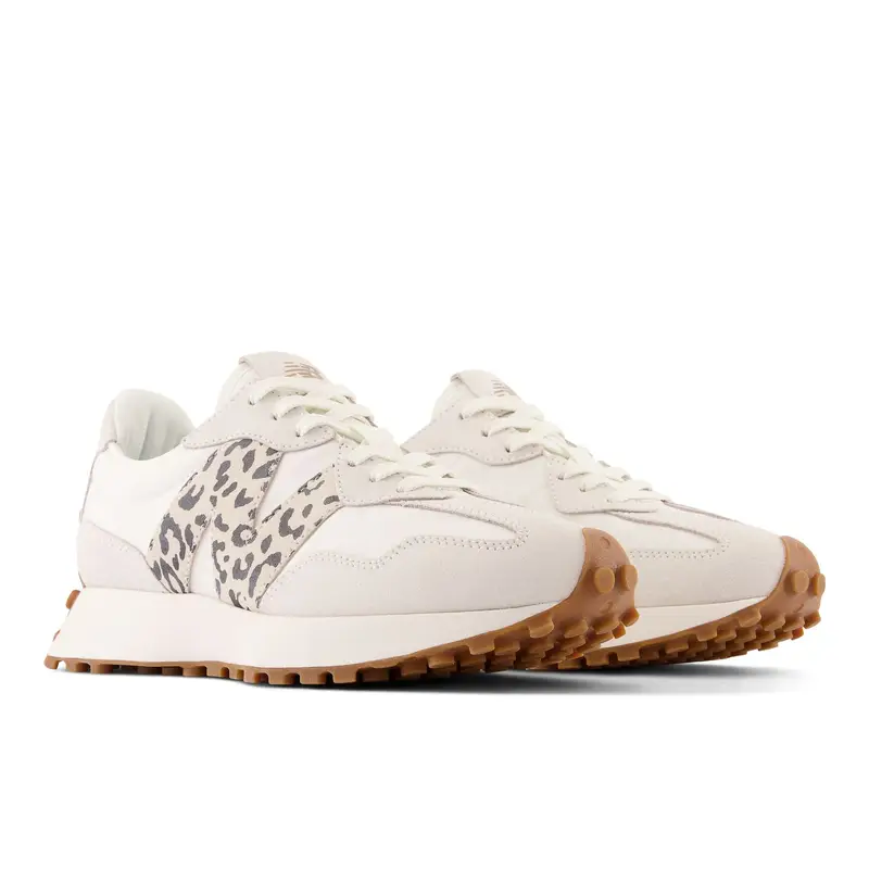 new balance Sneaker bassa '327' beige / nero / bianco miniatura 3