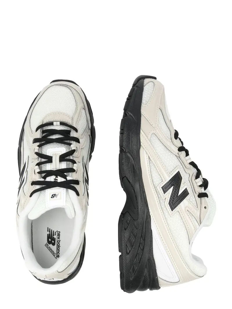 Sneaker bassa 740 beige / nero / bianco lana miniatura 2