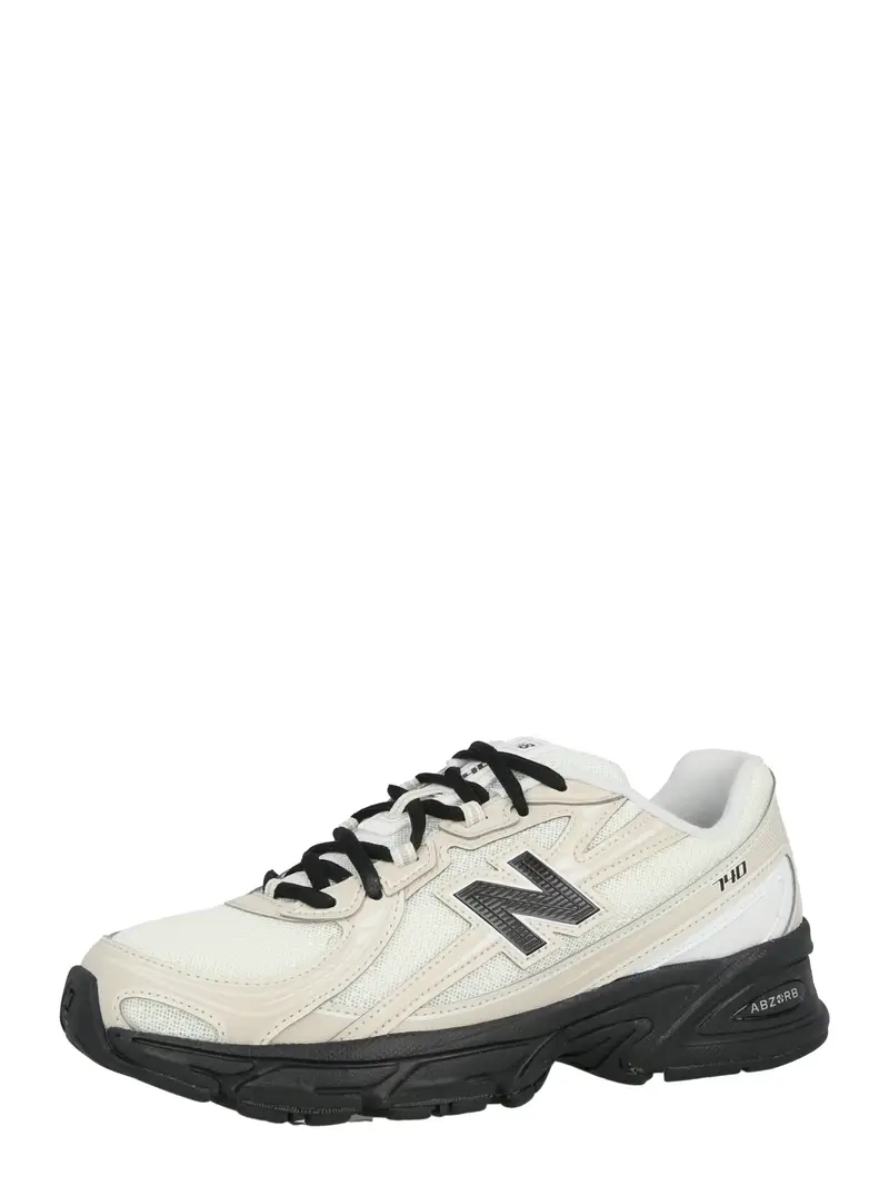 Sneaker bassa 740 beige / nero / bianco lana