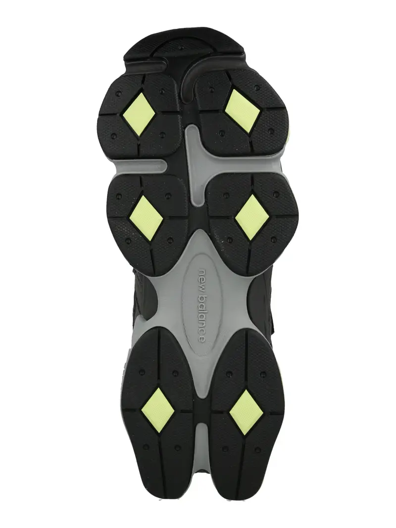 Sneaker bassa 9060 grigio / lime / nero miniatura 3