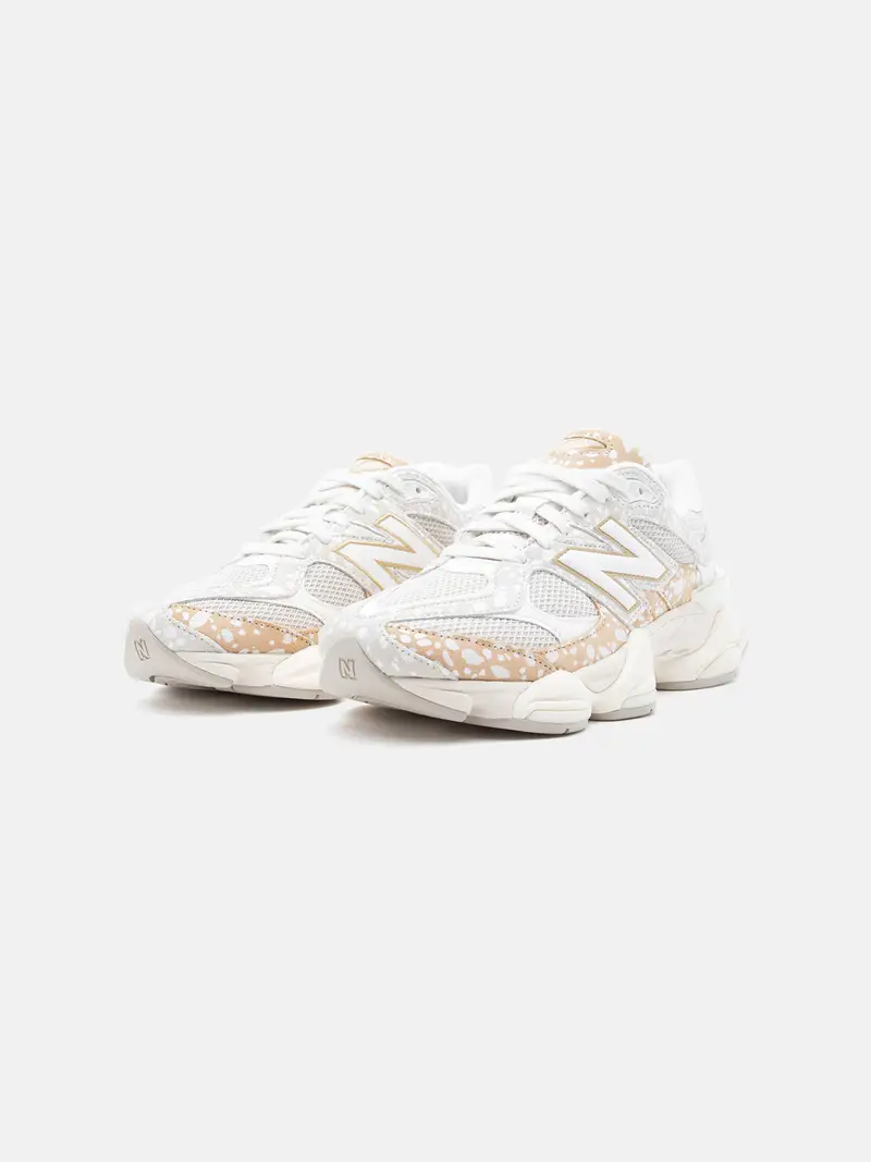 Sneaker bassa 9060 marrone chiaro / bianco / offwhite miniatura 2