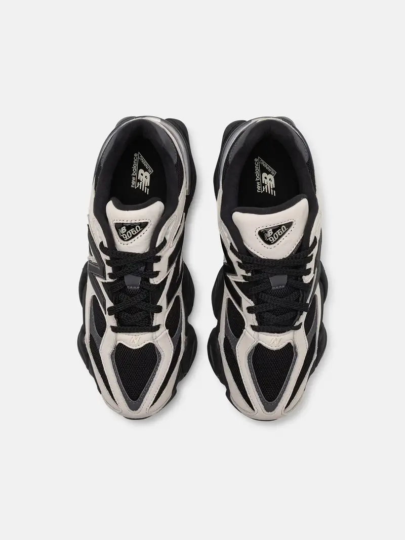 Sneaker bassa 9060 nero / bianco miniatura 2