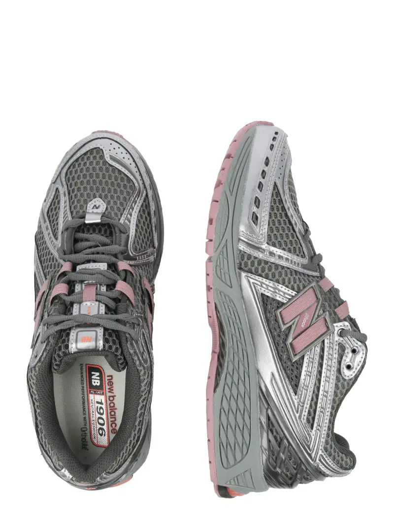 Sneaker bassa U1906R grigio / rosso vino miniatura 2