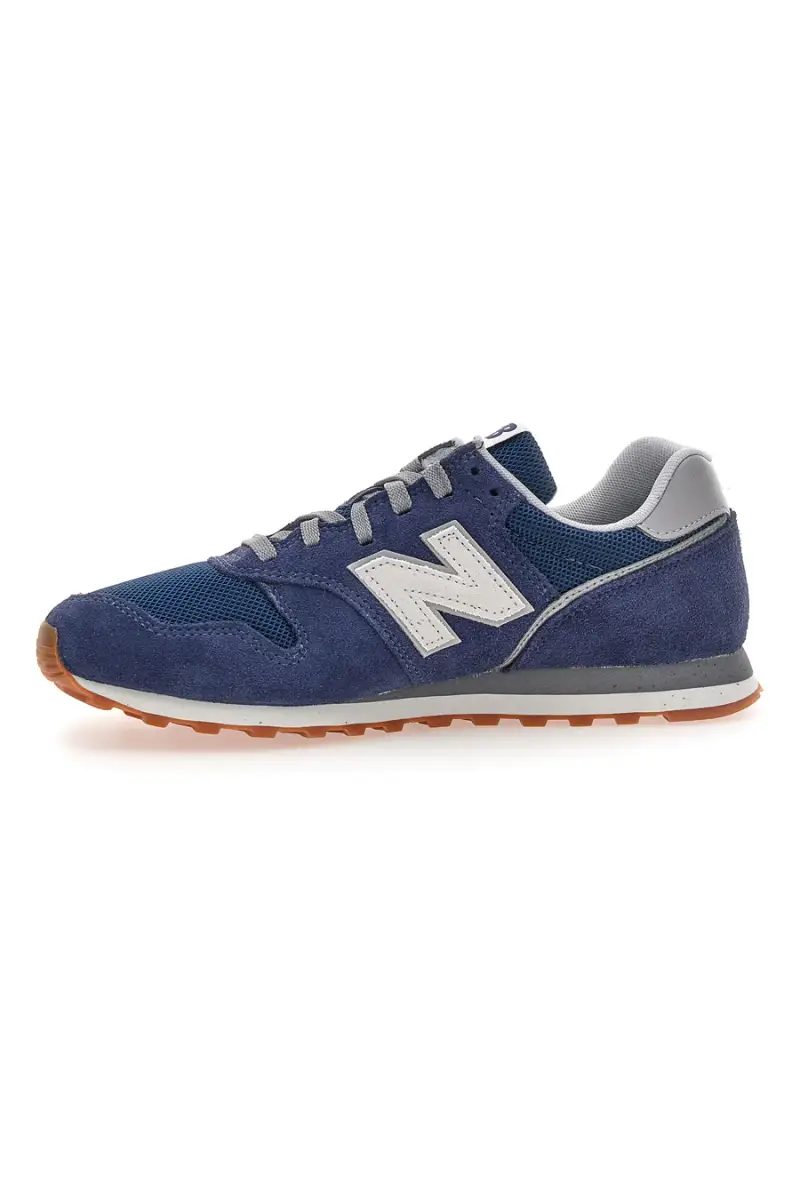 Sneaker Blu in pelle e tessuto New balance ML373SE2 [BLUE] miniatura 4