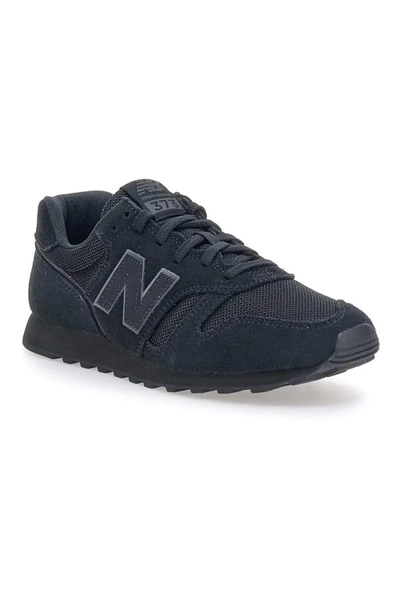 Sneaker blu tomaia in pelle e tessuto New balance 373 [NERO] miniatura 2