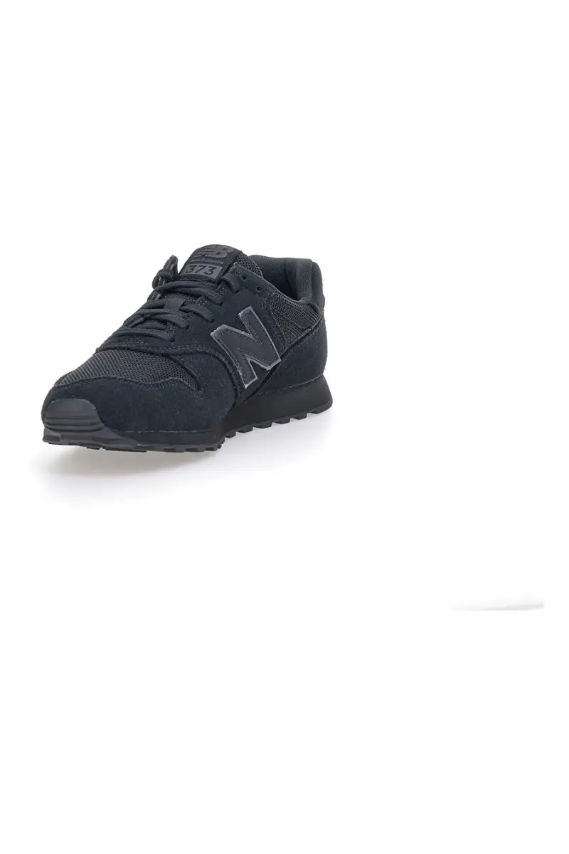 Sneaker blu tomaia in pelle e tessuto New balance 373 [NERO] miniatura 3