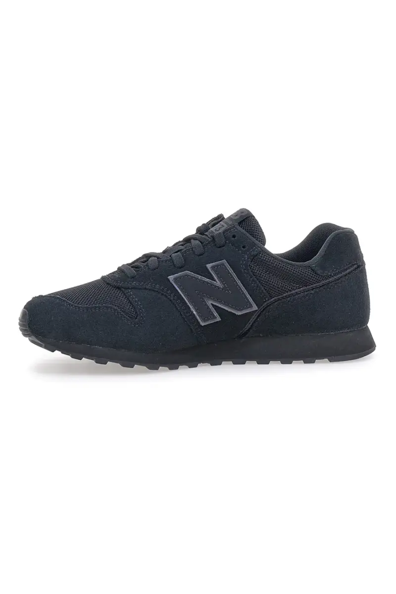 Sneaker blu tomaia in pelle e tessuto New balance 373 [NERO] miniatura 4