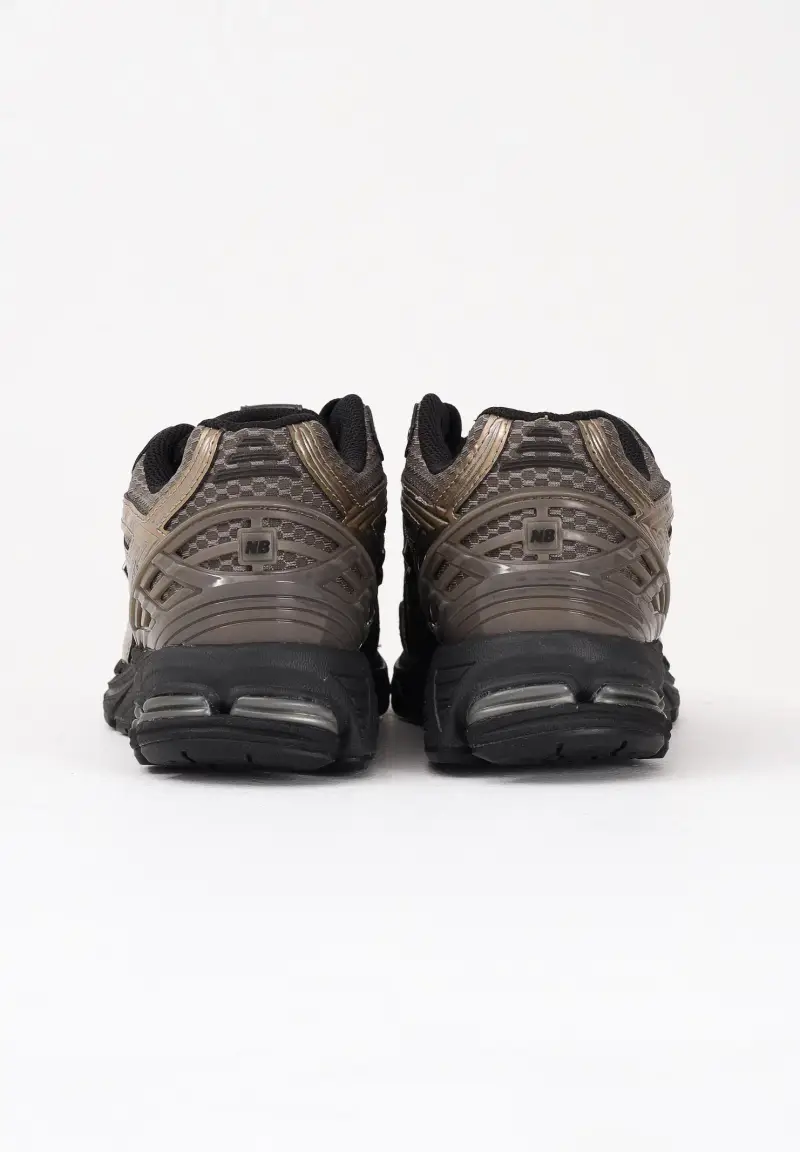 Sneakers 1906R nere, beige e oro per uomo e donna miniatura 2