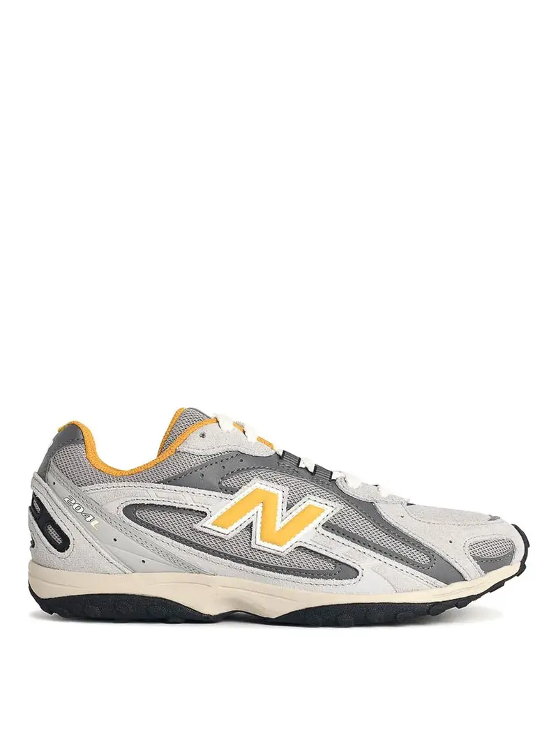 Sneakers 204L in misto tessuto tecnico grigio