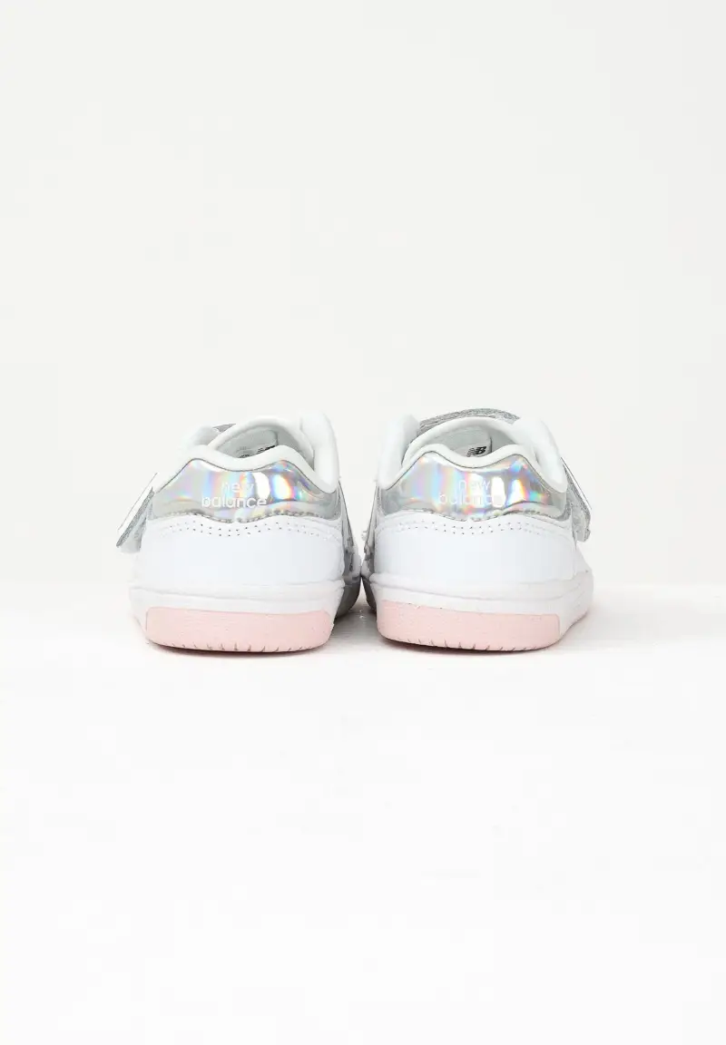 Sneakers 480 bianche da neonato miniatura 2