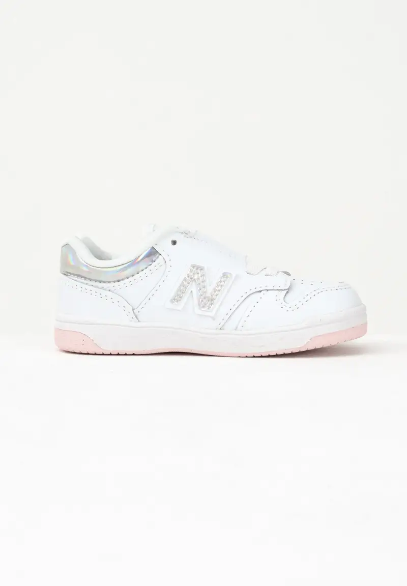 Sneakers 480 bianche da neonato miniatura 3