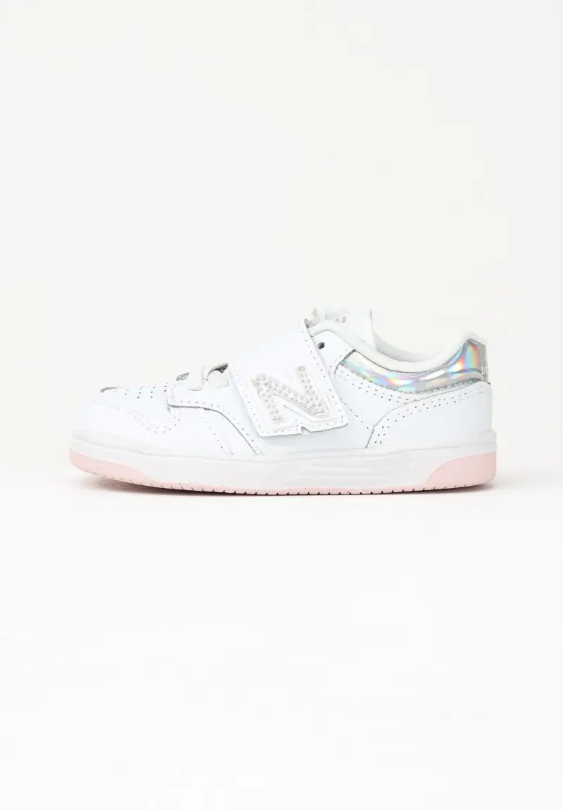 Sneakers 480 bianche da neonato