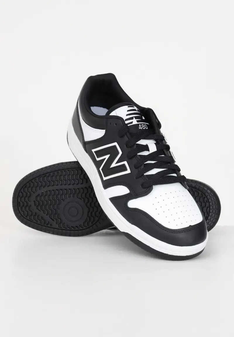 NEW BALANCE Sneakers 480 bianche e nere per uomo e donna miniatura 3