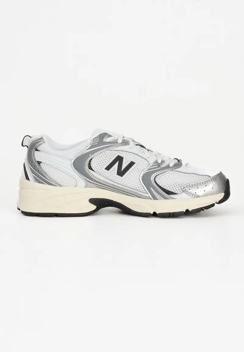 NEW BALANCE Sneakers 530 argento, bianche e nere per uomo e donna miniatura 2