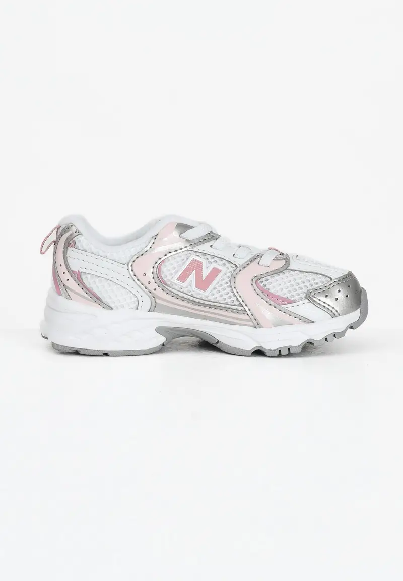 NEW BALANCE Sneakers 530 Bungee bianche, argento e rosa da neonato miniatura 2