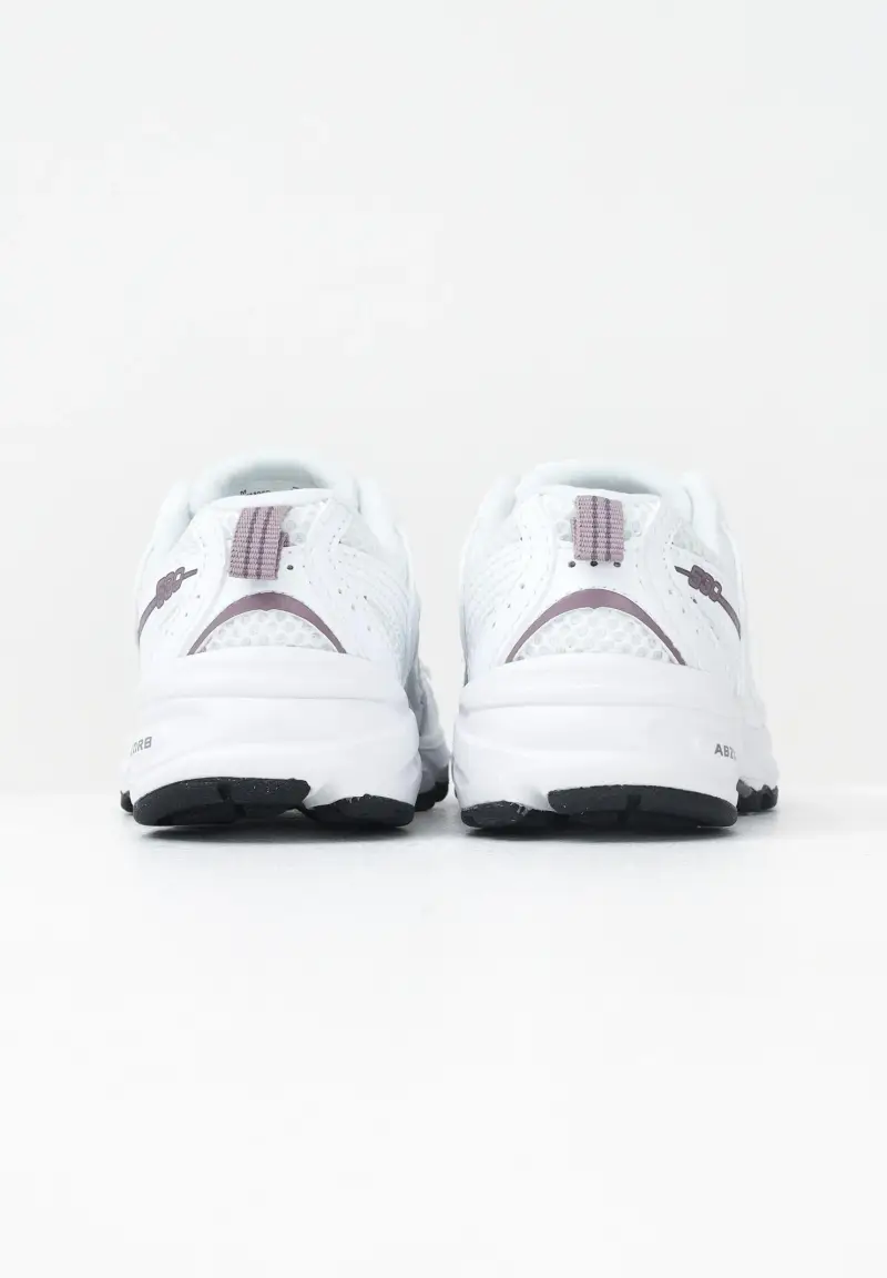 Sneakers 530 Bungee bianche e viola da bambina miniatura 2