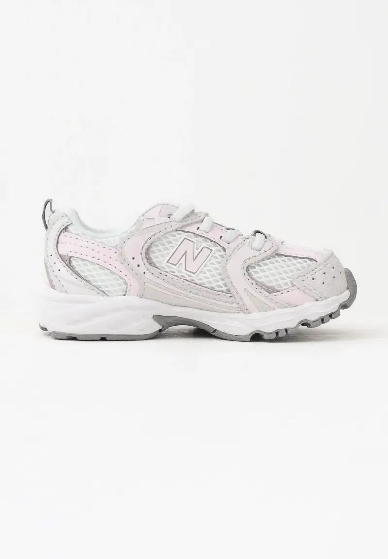 Sneakers 530 Bungee Lace rosa da neonato miniatura 3