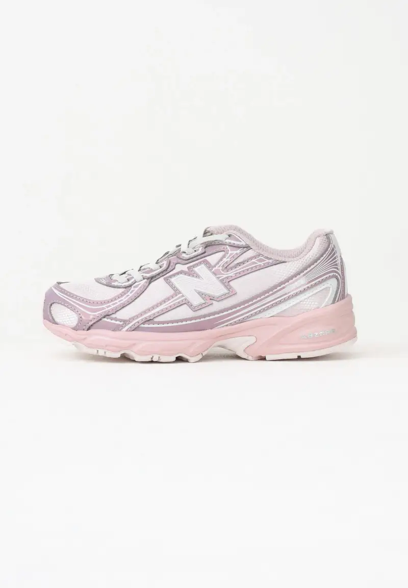 Sneakers 740 Bungee Lace rosa da bambina