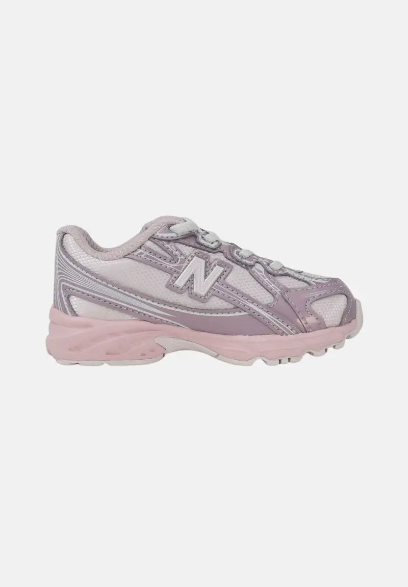 Sneakers 740 Bungee Lace rosa da neonato miniatura 3