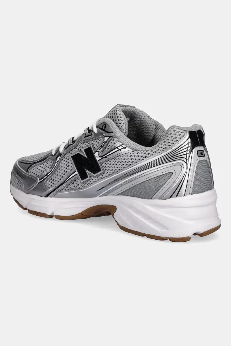 sneakers 740 colore grigio U740GB2 miniatura 3