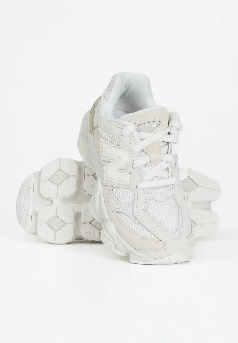 NEW BALANCE Sneakers 9060 LACE panna per bambino e bambina miniatura 3