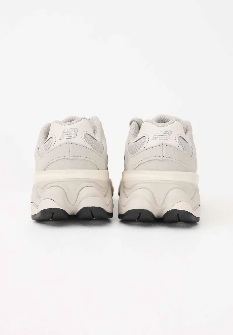 Sneakers 9060 Lace panna per bambino e bambina miniatura 2