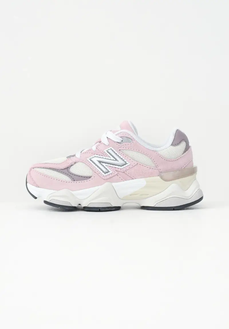Sneakers 9060 rosa da bambina