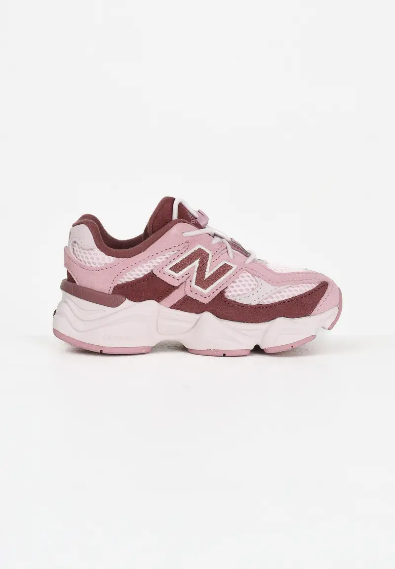 NEW BALANCE Sneakers 9060 rosa e bordeaux da neonato miniatura 2