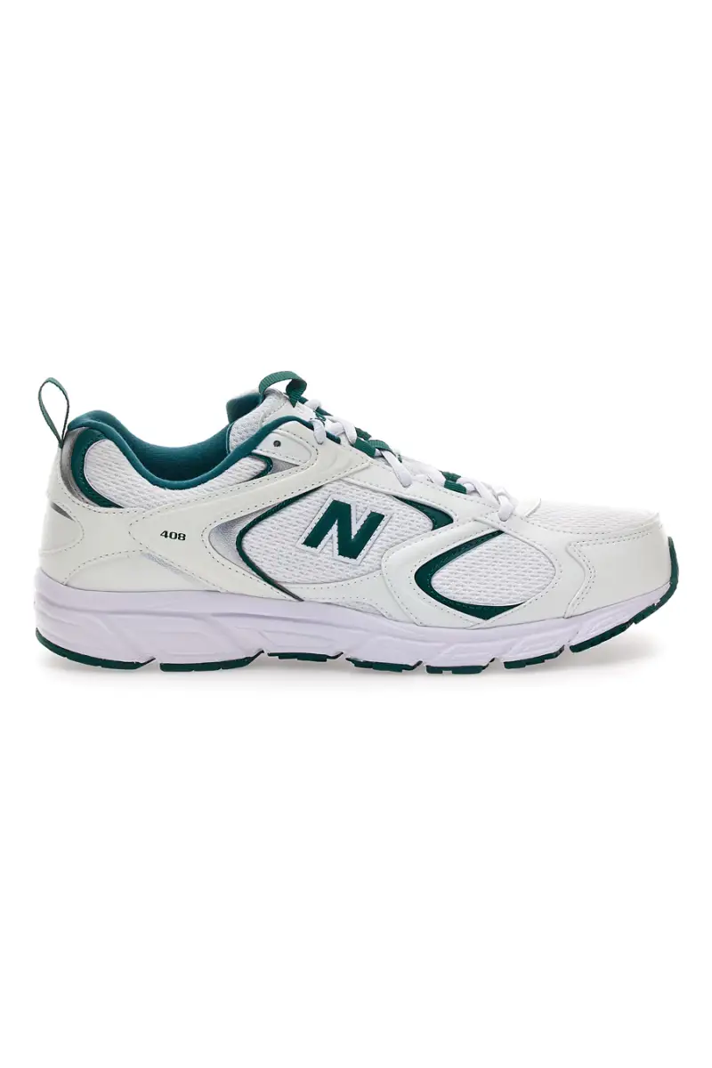 Sneakers bianche con inserti verdi New Balance ML408T [ND]